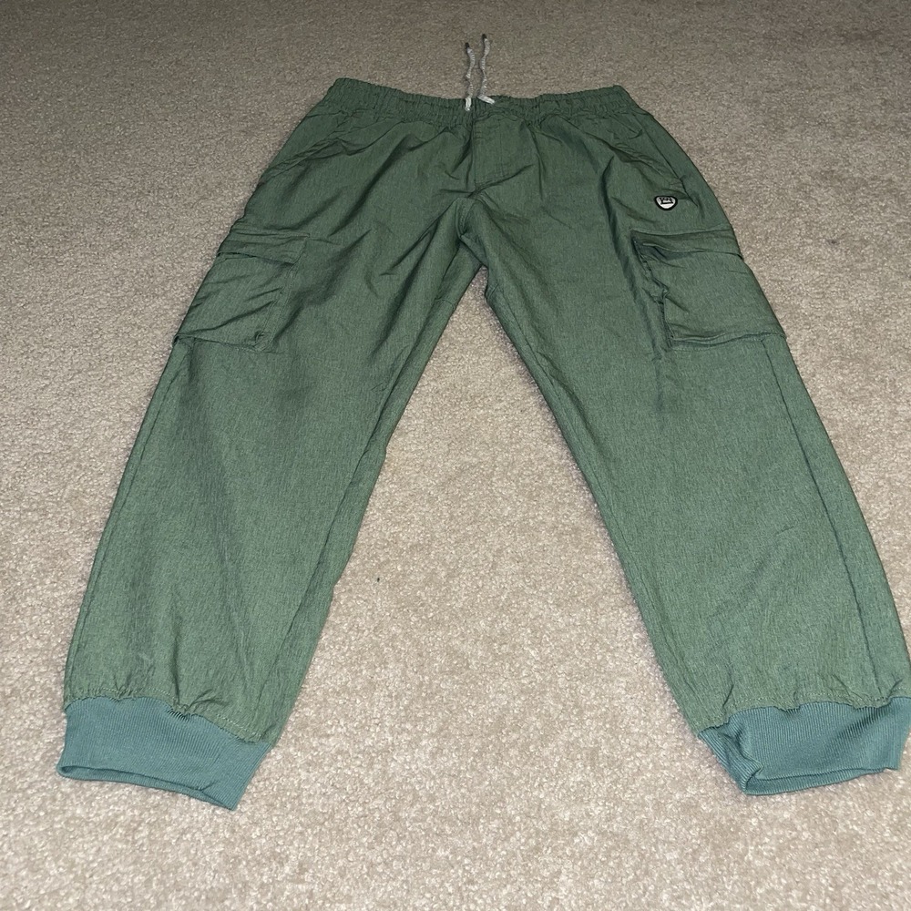 Avalanche Outdoor Supply Co Mens XL Cargo Jogger Pants Olive Green Hiking XL